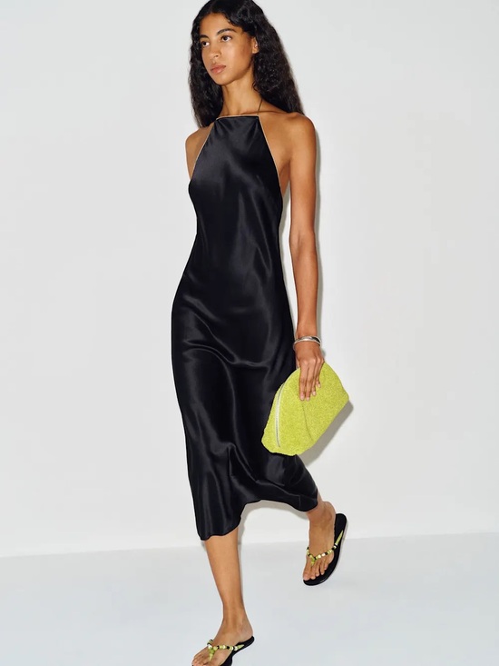 Reformation Dresses & Skirts - Reformation 100% Silk Halter Midi Dress